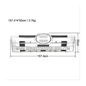 MASCARA SUPERIOR CROMADA HINO 700